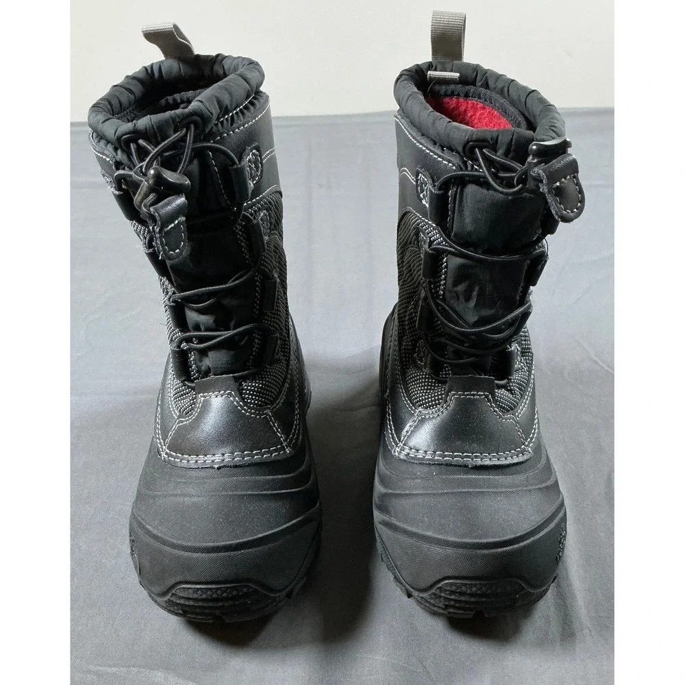 The North Face Kids Alpenglow IV Waterproof Snow Boots Black NF0A2T5P Size 1